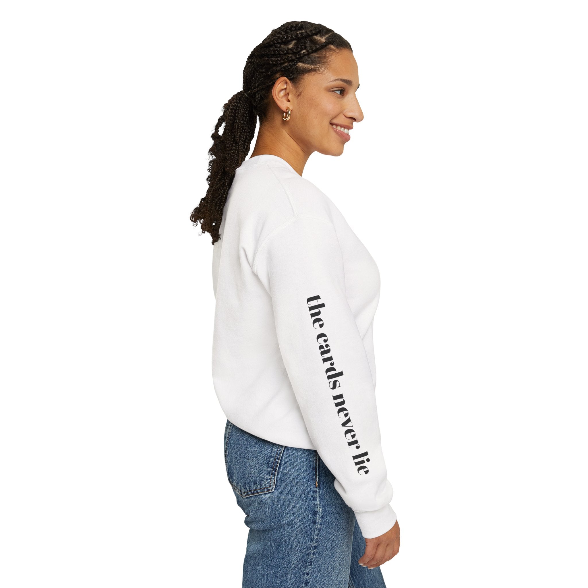 The Cards Say You're a Fool | Tarot Sweatshirt | Mystic Card Design