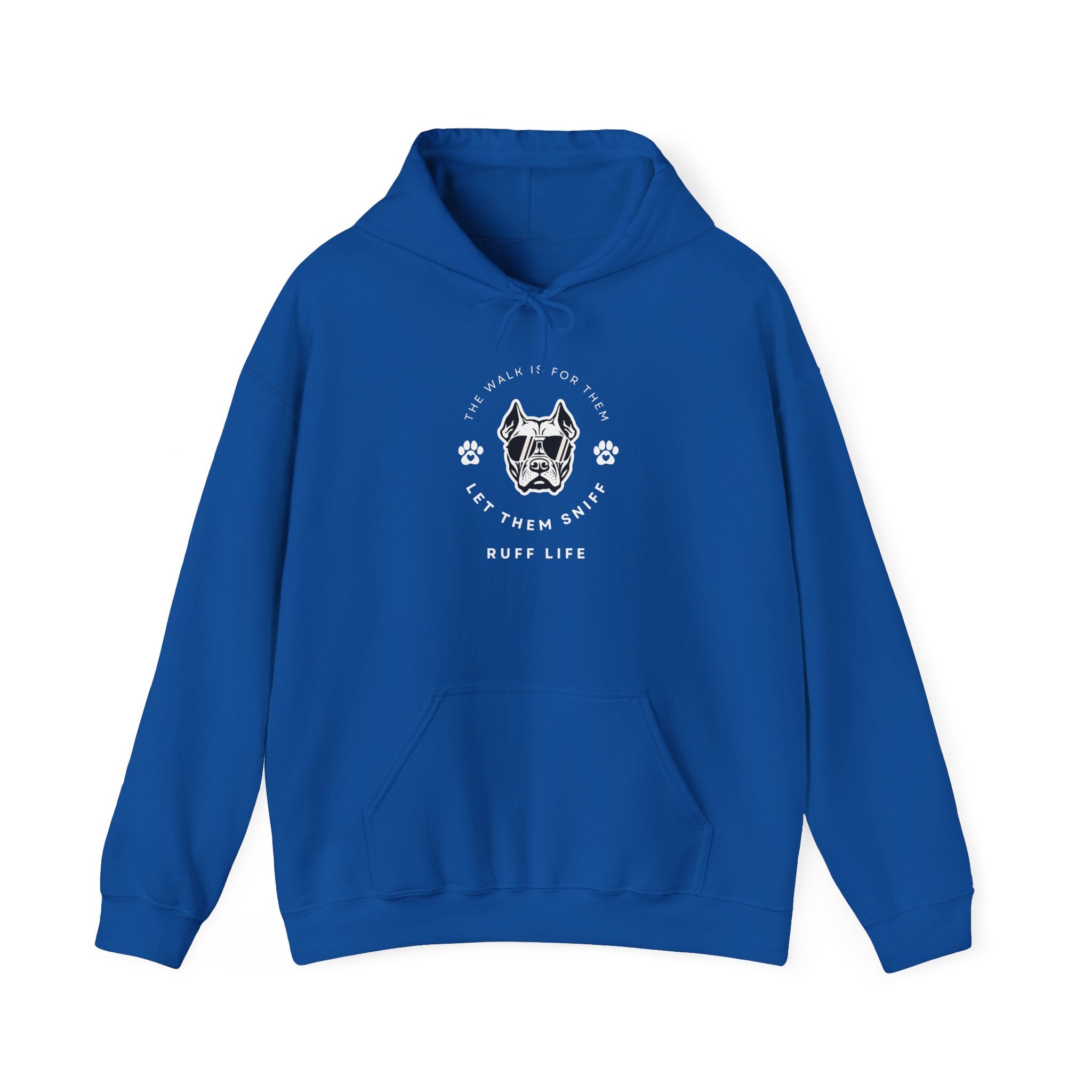Let Them Sniff | Cool Dog Head Hoodie | Minimal Dog Face | Ruff Life Sweatshirt