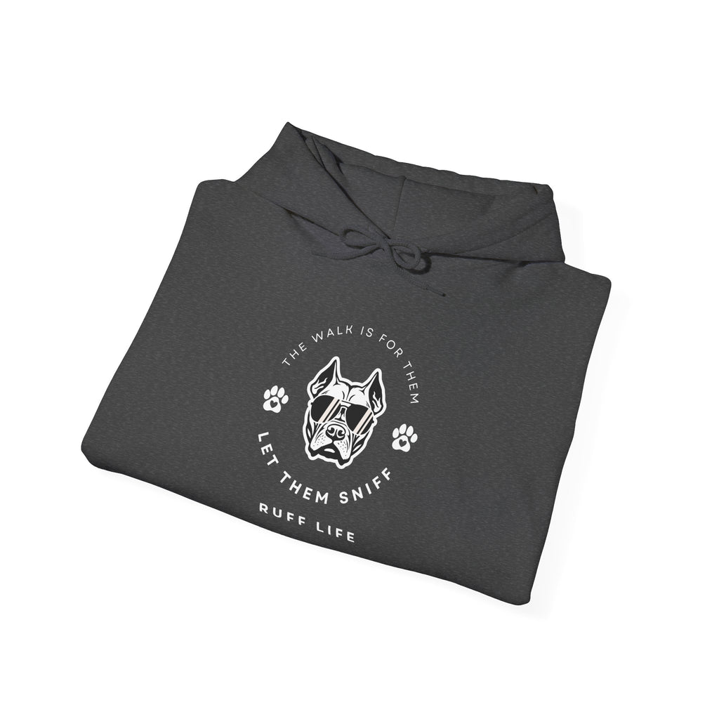 Let Them Sniff | Cool Dog Head Hoodie | Minimal Dog Face | Ruff Life Sweatshirt