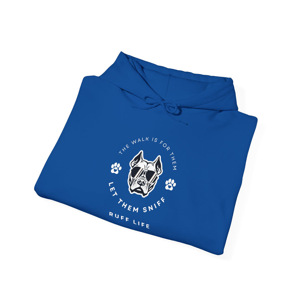 Let Them Sniff | Cool Dog Head Hoodie | Minimal Dog Face | Ruff Life Sweatshirt