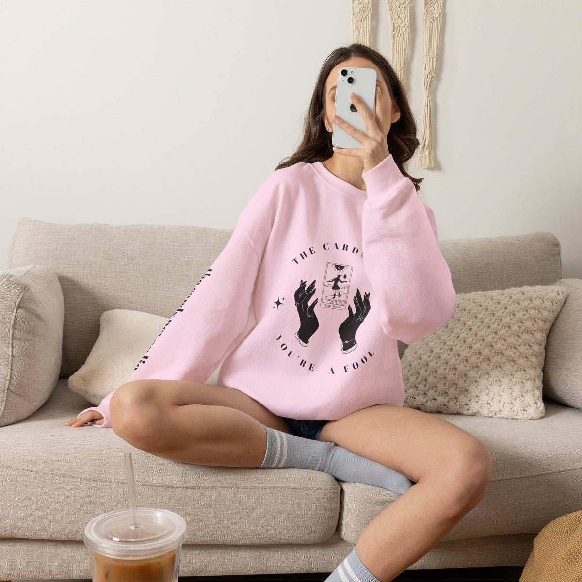 The Cards Say You're a Fool | Tarot Sweatshirt | Mystic Card Design