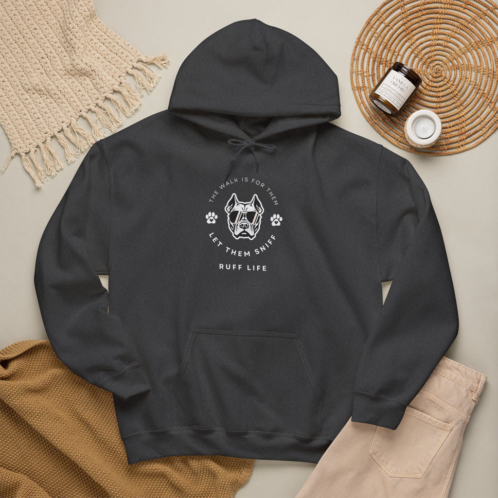 Let Them Sniff | Cool Dog Head Hoodie | Minimal Dog Face | Ruff Life Sweatshirt