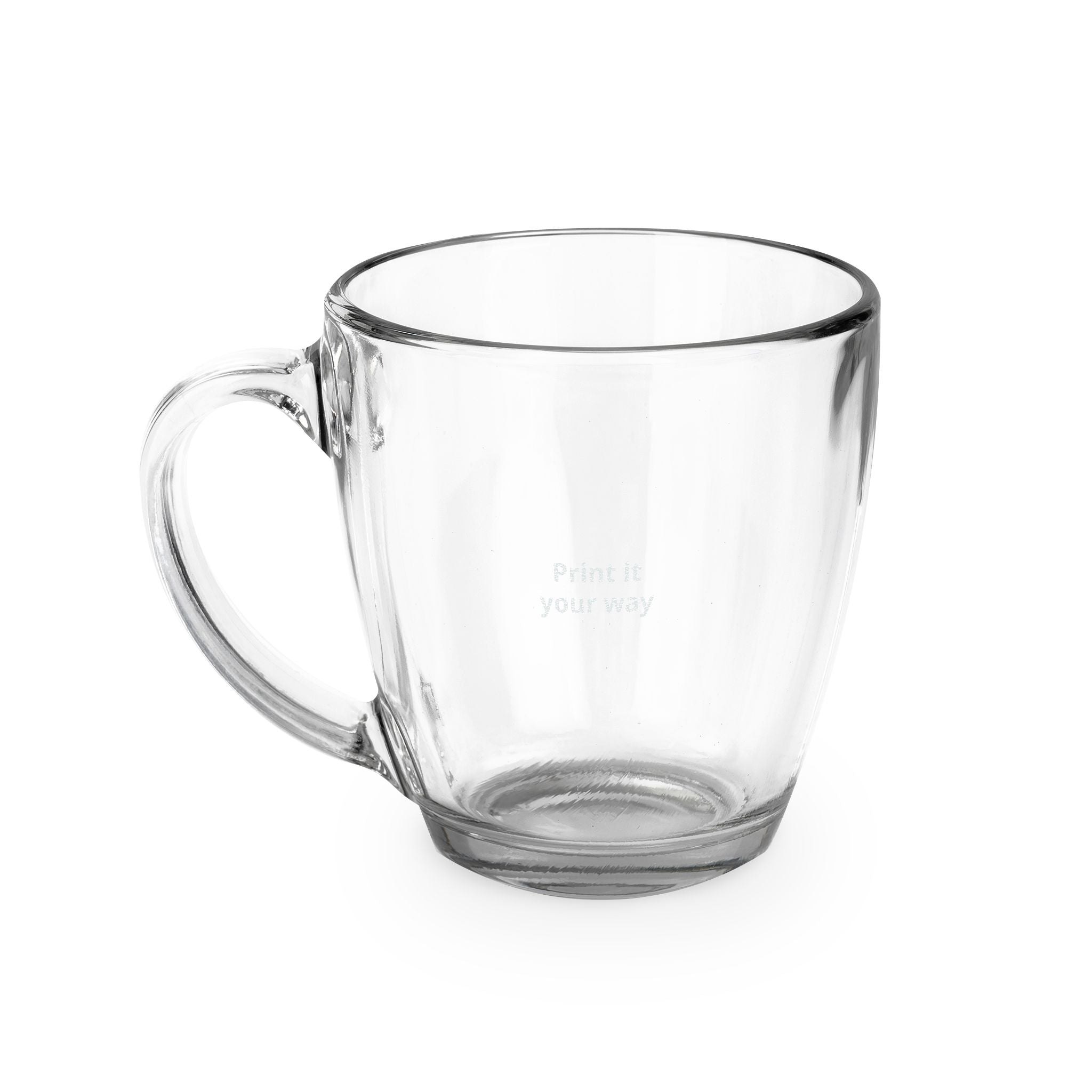 Tapered Glass Mug, 15.5 oz (Engraving)