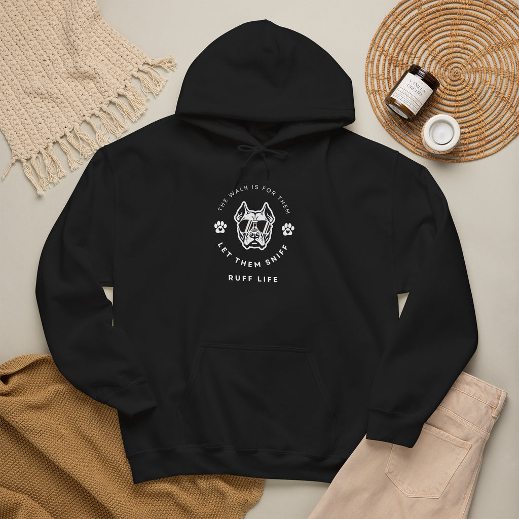 Let Them Sniff | Cool Dog Head Hoodie | Minimal Dog Face | Ruff Life Sweatshirt