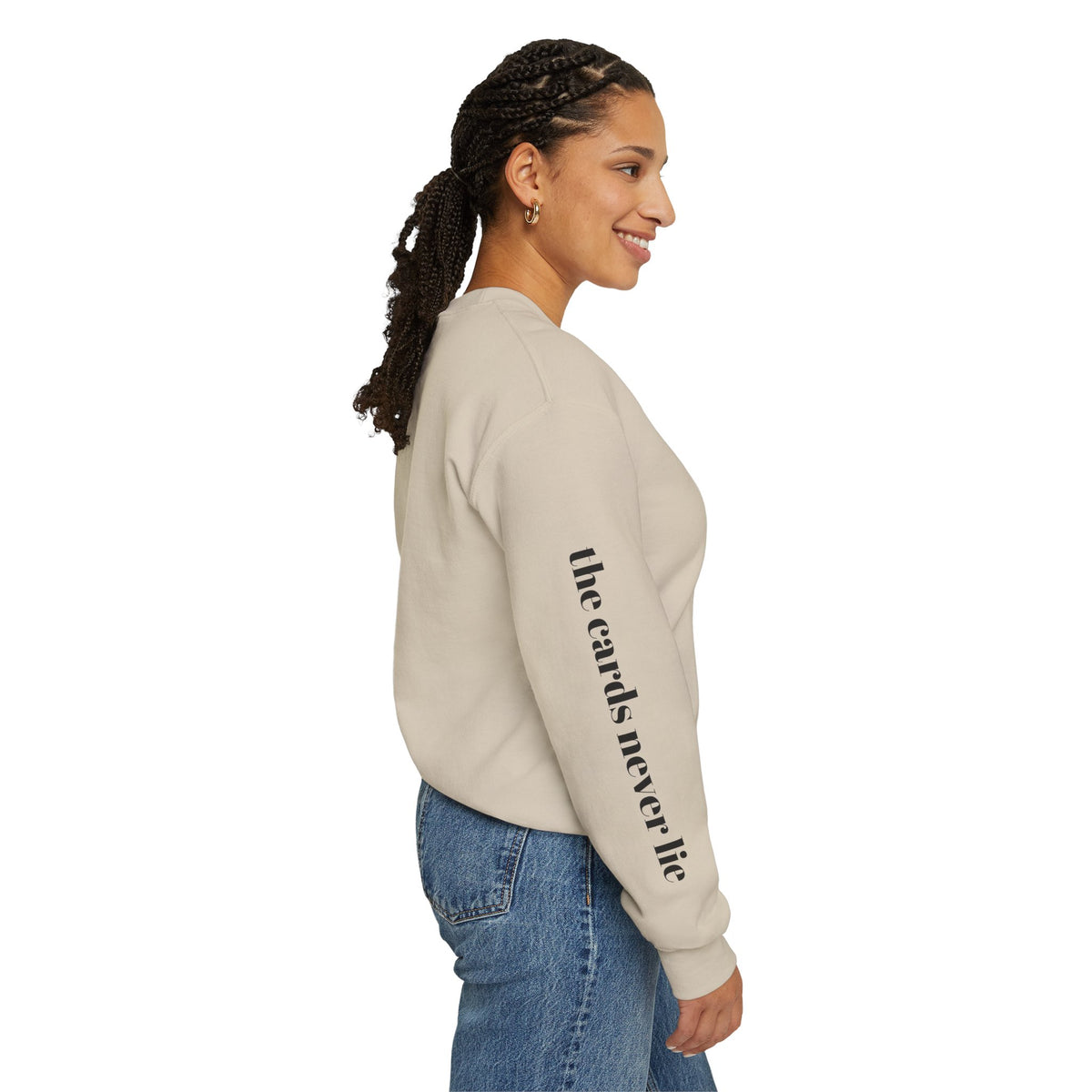 The Cards Say You're a Fool | Tarot Sweatshirt | Mystic Card Design