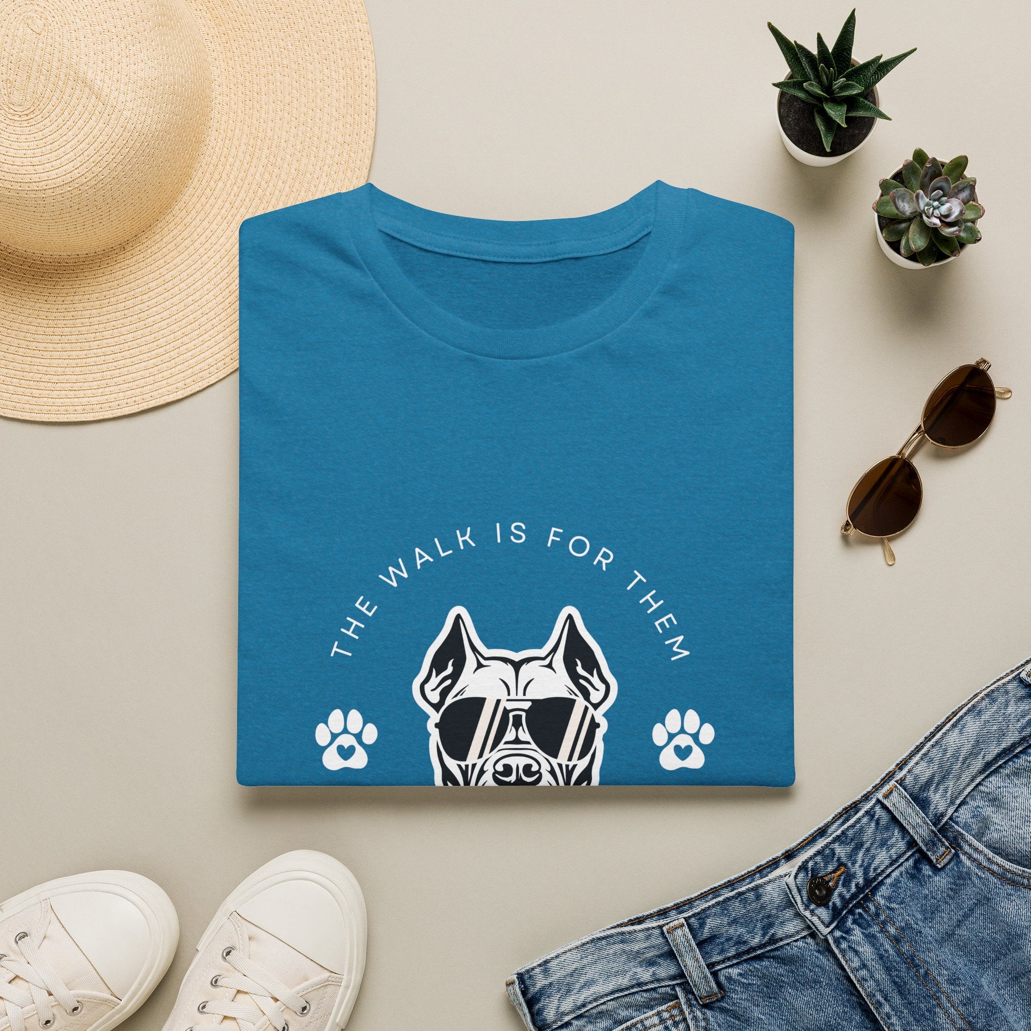 Let Them Sniff | Cool Dog Face T-Shirt | Dog Mom Tee, Ruff Life Design
