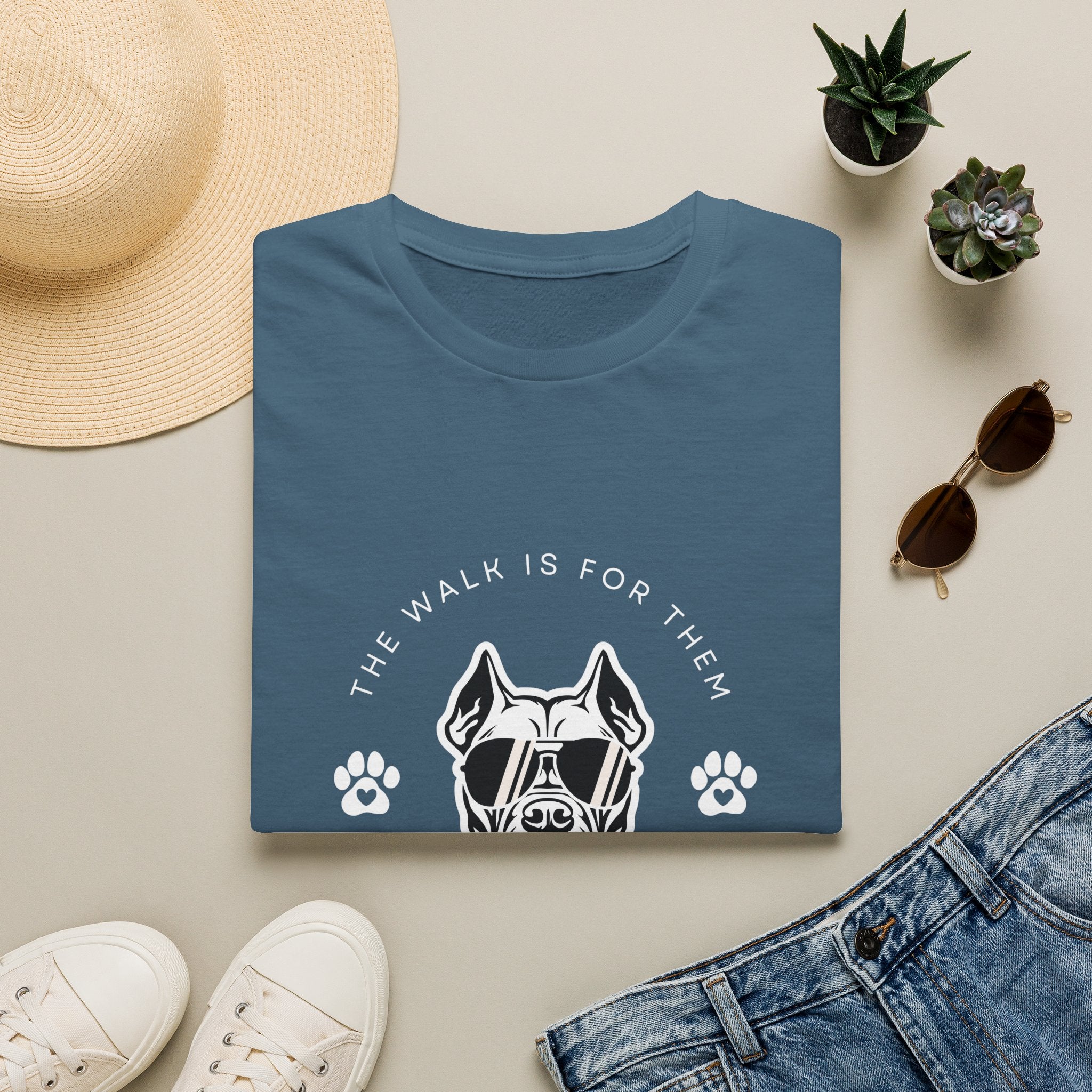Let Them Sniff | Cool Dog Face T-Shirt | Dog Mom Tee, Ruff Life Design