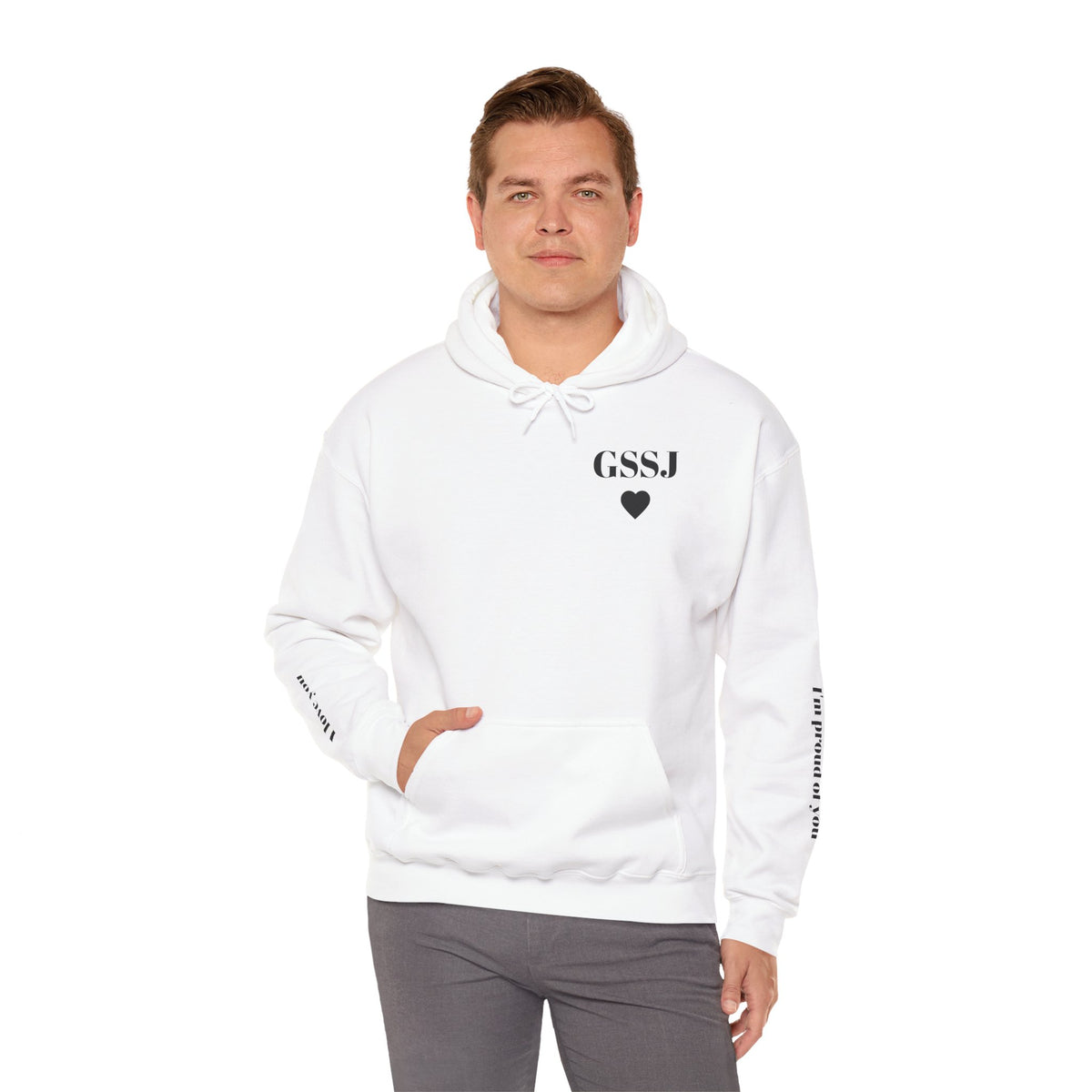 Go Spread Some Joy | Im proud of you | I love you | Hooded Sweatshirt